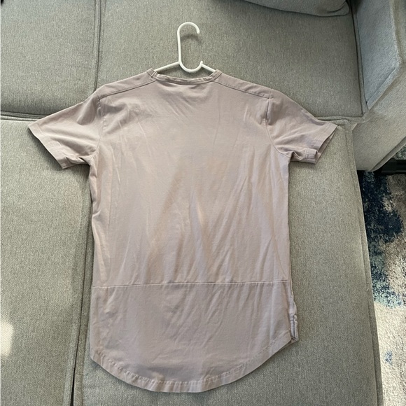 DOYOUEVEN Mark Drop Tee in Taupe Size Small - Picture 4 of 5